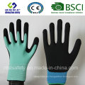 13 Gauge Nylon Liner, Nitrile Coating, Sandy Finish Guantes de trabajo de seguridad (SL-NS102)